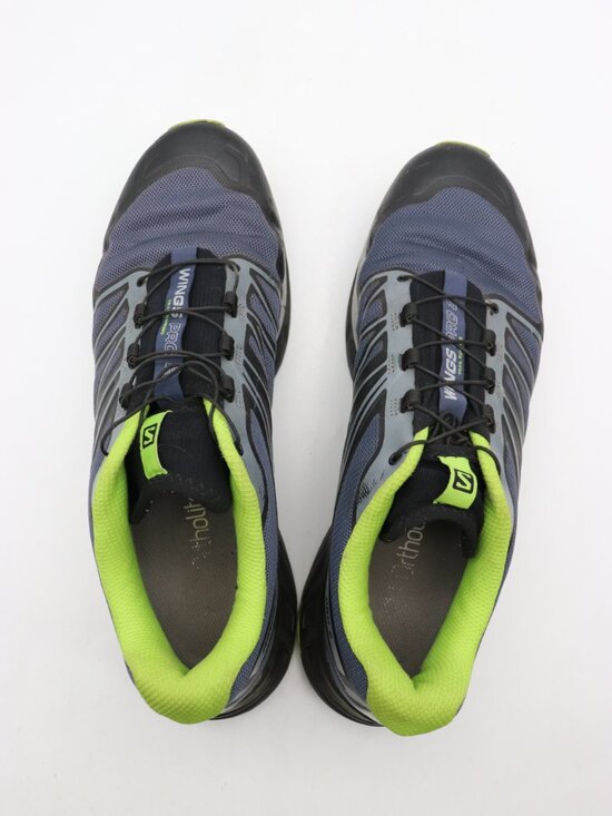 Salomon Wings Pro 2 Men\'s Size 13 Trail Running Athletic Gray Blue Green Sneaker main image 12